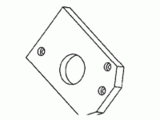 Sure Shot 6618A Support Plate
