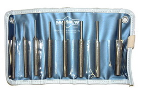 Mayhew Tools 62060 Punch Pin Knurled 8 Pc Set
