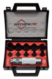 Mayhew Tools 66008 Hollow Punch Imperial 1/8" - 3/4" 11Pc K