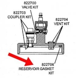 Mityvac 822706 Reservoir Gasket Kit, Bb2000
