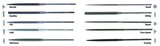 Crescent Nicholson 37398 File Set Needle, , 2, 5-1/2