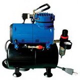 Paasche Airbrush D3000R Air Compressor W/Regulator