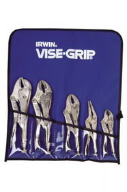 VISE-GRIP 68 Plier Locking Set 5 Pc 10R, 10Cr, 7Wr, 6L