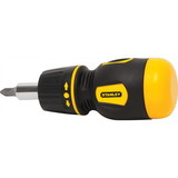 Stanley-Proto Ind Tools 66-358 Screwdriver Ratcheting Multi-Bit Stubby