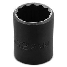 Stanley-Proto Ind Tools J7422MT Imp Skt 1/2" Dr 22Mm 12Pt
