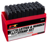 Wilmar W5422 Steel Letter/Number Stamp 1/4
