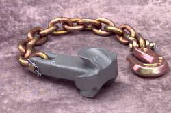 Mo-Clamp 4153 Hole Plug & Clevis Hook W/18" Chain