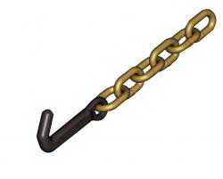 Mo-Clamp 6317 Hook "J" W/ 3/8" Chain