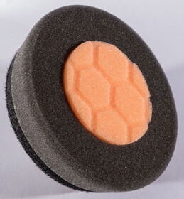 RBL Products RB5-35OB 3.5" Orange & Black Buffing Pad