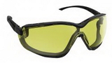 SAS Safety Corp 5103-02 Goggle Anti Fog Black Frame/Yellow Lens