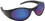 SAS Safety Corp 5183-50 Blk Frame W/Blu Mirror Shades, Clam Shell, Price/EA