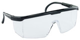 SAS Safety Corp 5270 Hornets, Black Frame W/Clear Lens In A