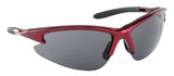 SAS Safety Corp SA540-0401 Safety Glsss Db2 Red Frame W/Shade Len