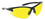 SAS Safety Corp 540-0605 Safety Glass Db2 Black Frame/Yellow Lens, Price/EACH