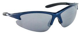 SAS Safety Corp 540-0703 Safety Glass Db2 Mirror Lens Blue Frame