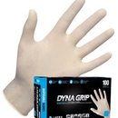 SAS Safety Corp 650-1002 Latex Glove Pf Dynagrip 7Mil Med(100/Bx