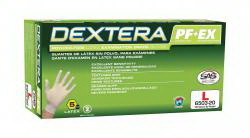 SAS Safety Corp SA6504-20 Latex Glove Dextera Pf Xlrg 50/Bx
