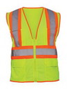 SAS Safety Corp Vest Fr2-Tone Cls 2 Hi Viz Yellow-4Xl