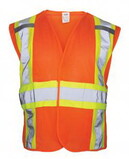 SAS Safety Corp Vest Fr Brkawy Cls 2 Hi-Viz-L/Xl