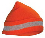 SAS Safety Corp Beanie Knit Hi Viz One Size-Orange