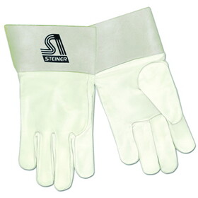 Steiner Industries 0229M Med Goatskin Tig Gloves W/3" Cuff