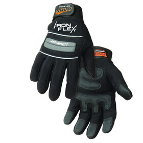 Steiner Industries 0962X The Gripper Deluxe Mech Glove Black Xlg