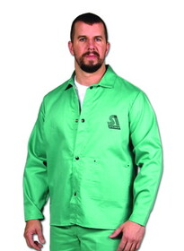 Steiner Industries SB1030-3X Welding Jacket 3Xl 30" Green F.R.