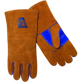 Steiner Industries SB2119B-L Weld Gloves Lg-Brown B-Series Side Split