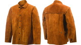 Steiner Industries 9215-L Lg Brown Leather Welding Jacket