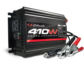 Schumacher Electric SCHXI-41B Power Invertr 400 Watt W/Battry Clamps &