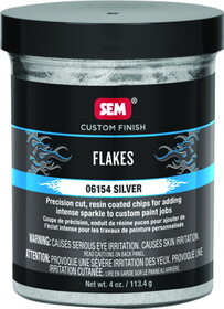SEM 06154 C/F Flake Silver 4-oz