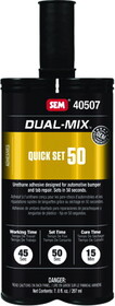 SEM 40507 Quick Set 50/Blk Adhesive 7oz