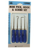 S & G TOOL AID 13900 Mini Pick/Hook/Scribe Set
