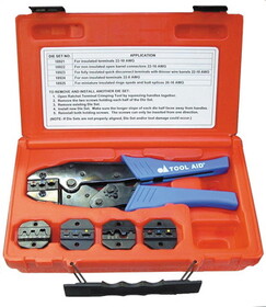 S & G TOOL AID 18920 Terminal Crimpng Ratcheting Kit T