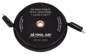 S & G TOOL AID SG22800 Retractable Test Lead Reel 1 Lead X 30'