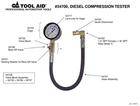 Tool Aid SG34704 Compression Gauge