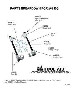Tool Aid SG62902 Single Hook-Plain
