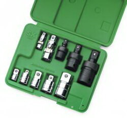 SK Professional Tools 4010 Set Universal/Adapter 3/8" Dr 9 Pc