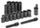 SK Professional Tools 4050 17Pc Socket Set Fractional, Price/EACH
