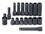SK Professional Tools 4050 17Pc Socket Set Fractional, Price/EACH