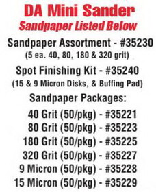 Steck SS35230 Sandpaper Asst