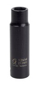Sunex 211MD Skt 1/2" Dr.11Mm 6Pt.Dp.Met.Imp.