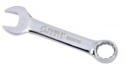 Sunex 993018M Wrench Ful Pol Stubby Combo 18Mm