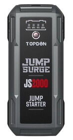 TOPDON TOPJS2000 Battery Jumpstrtr, Pwr Bank.Flshlght 200