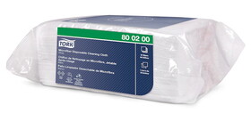 Tork TW800200 Microfiber Disposable Clng Cloth White