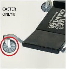 TraXion 1-99500 5" Caster With Pvc Tread