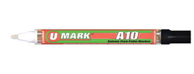 U-Mark UM10101 A10 Xylene Free Paint Mrkr Blk-Ea