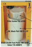 Uni-ram UN102-8111P Plastic Wash Pail, 19L