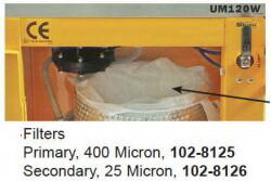 Uni-Ram 102-8126 Filter Bag,Secondary,25U,Felt
