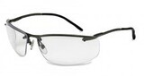 Uvex XS4110 Matte Gunmetal Clear Hard Coat Glasses
